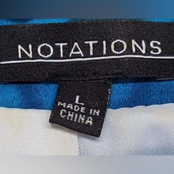 Notations Floral printed lightweight blazer size L - Picture 4 of 7